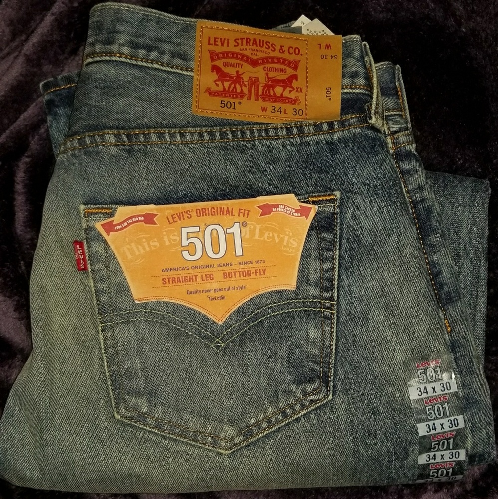Levis 501 34w
